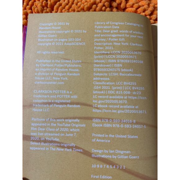 Dear Grad Words of Wisdom and Encouragement For Your Next Journey Book - Picture 2 of 5